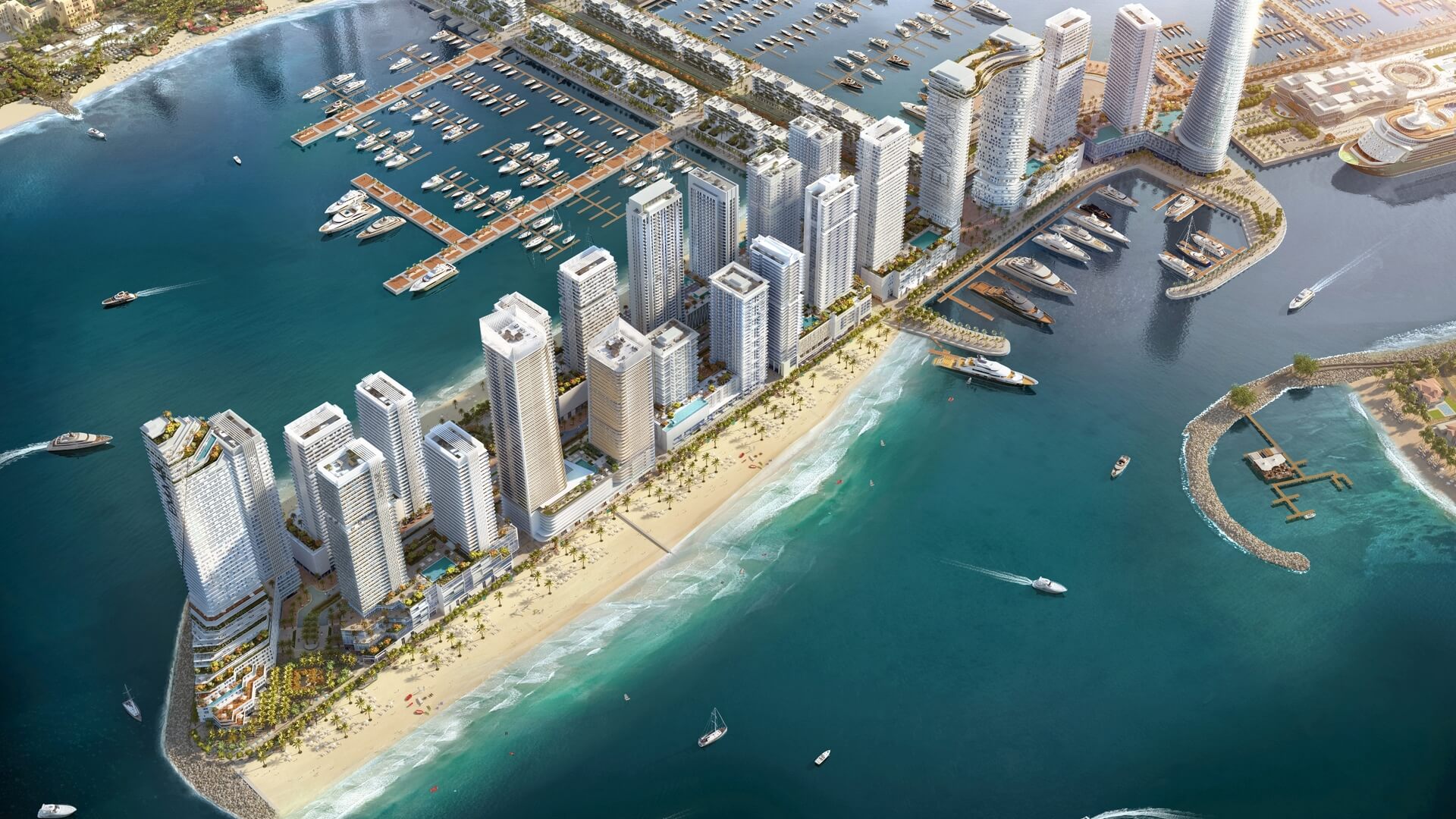 BEACH VISTA от Emaar Properties в Emaar beachfront, Dubai, ОАЭ - 2