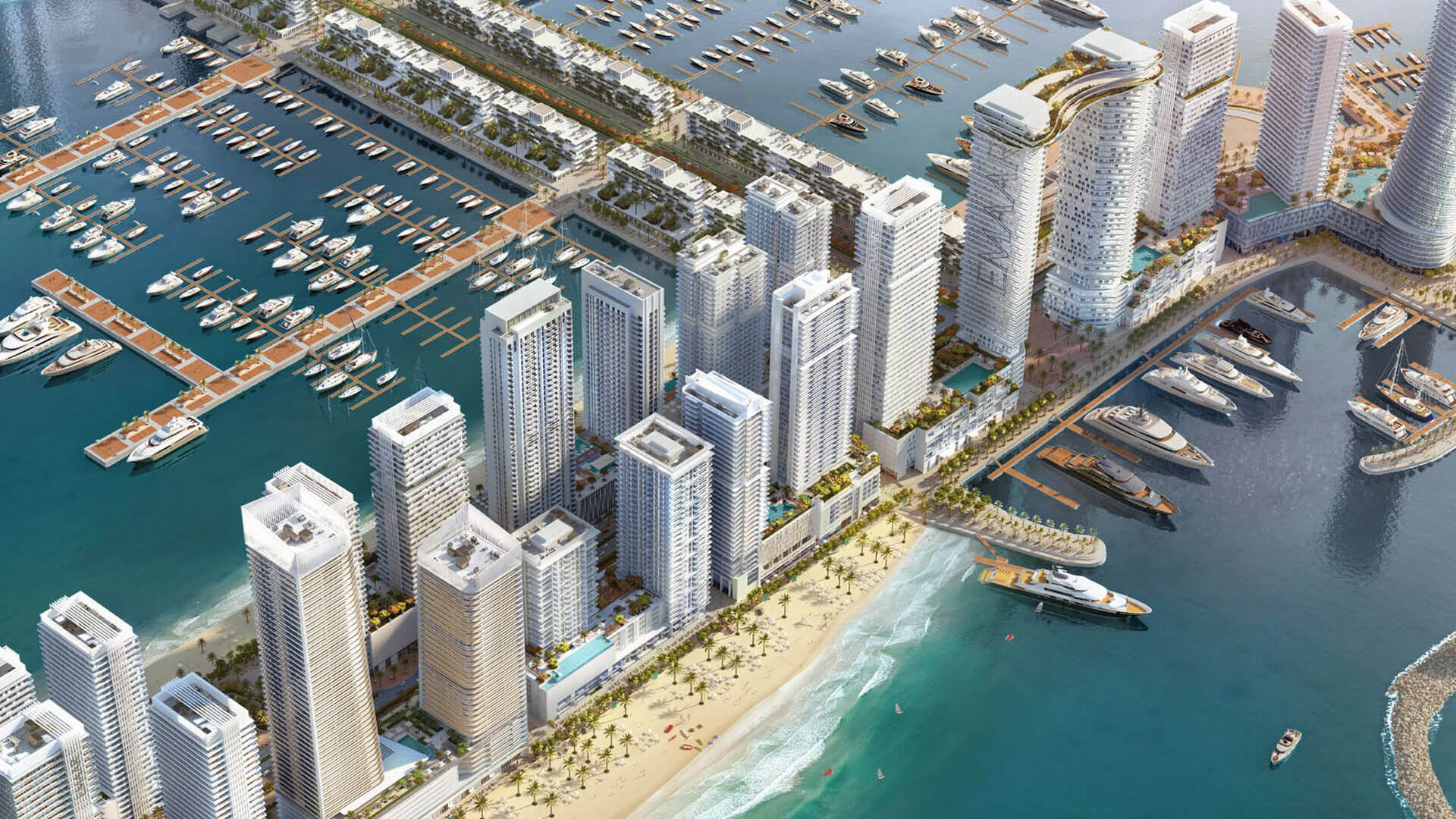 MARINA VISTA от Emaar Properties в Emaar beachfront, Dubai, ОАЭ - 2