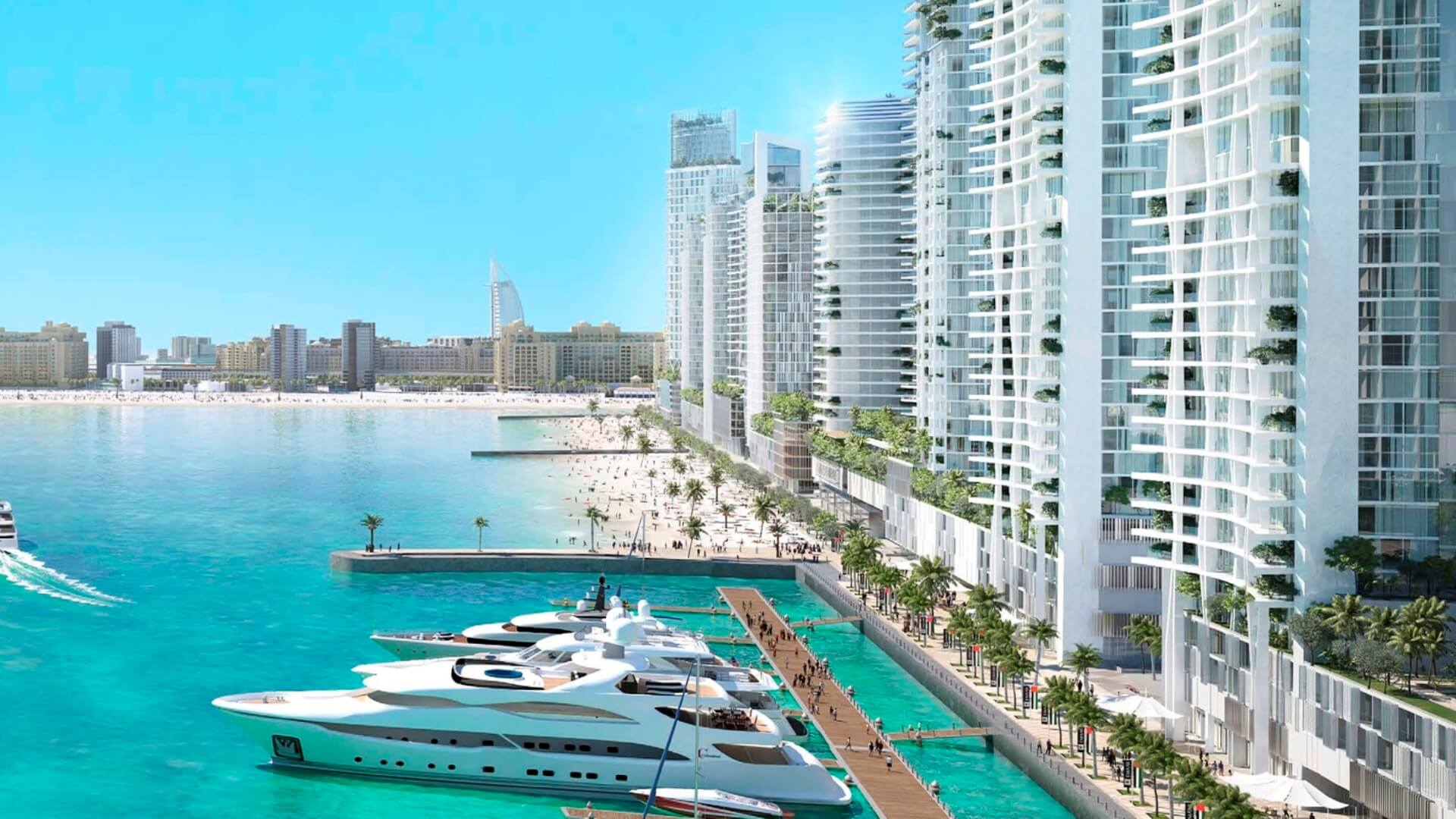 BEACH VISTA TOWER 2 от Emaar Properties в Emaar beachfront, Dubai, ОАЭ