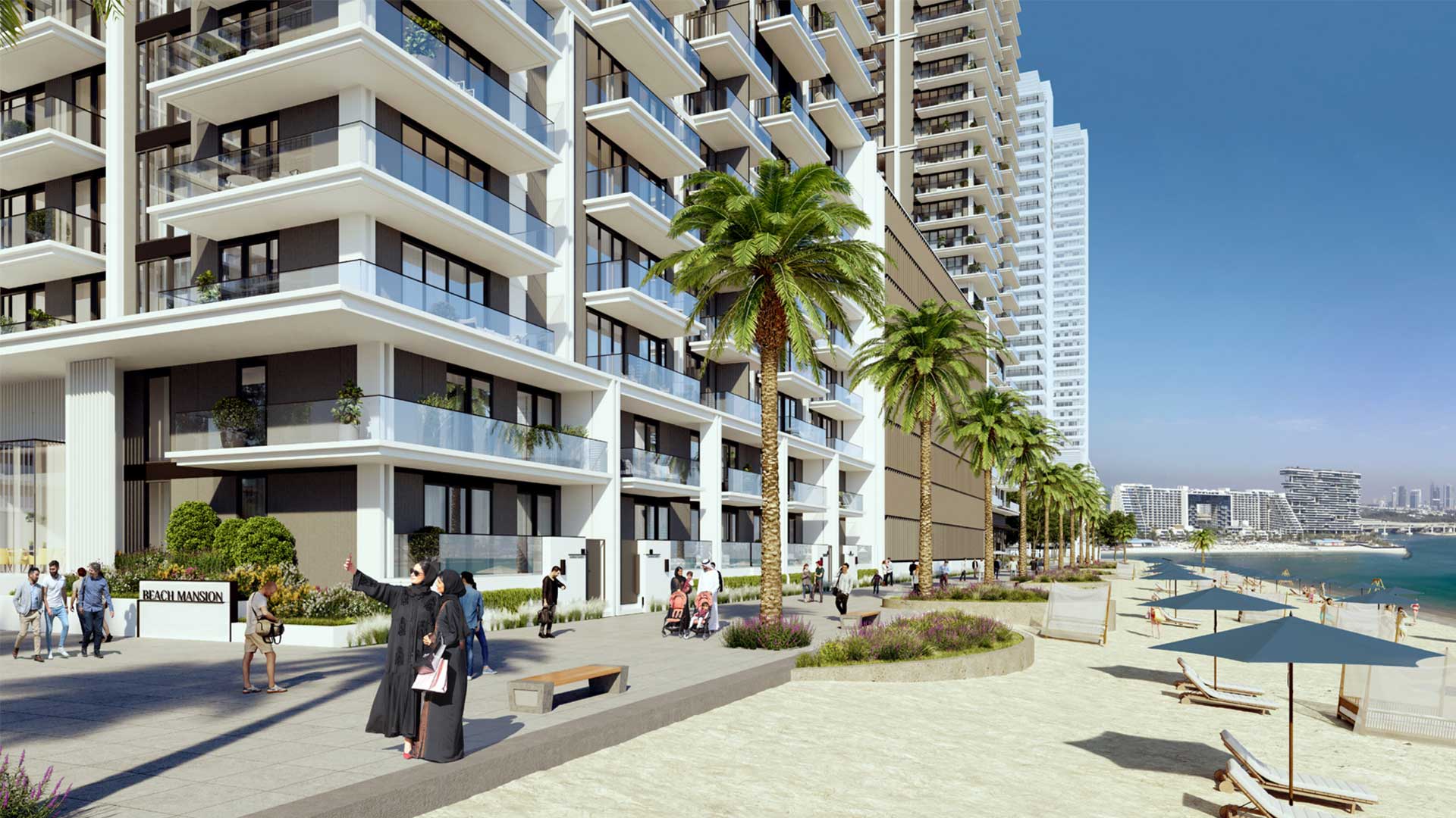 BEACH MANSION от Emaar Properties в Emaar beachfront, Dubai, ОАЭ