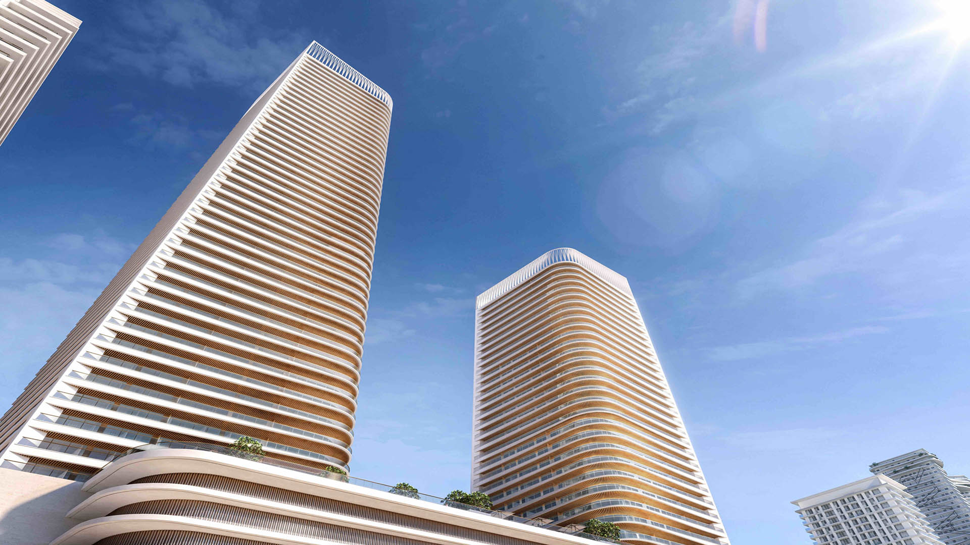 GRAND BLEU TOWER от Emaar Properties в Emaar beachfront, Dubai, ОАЭ