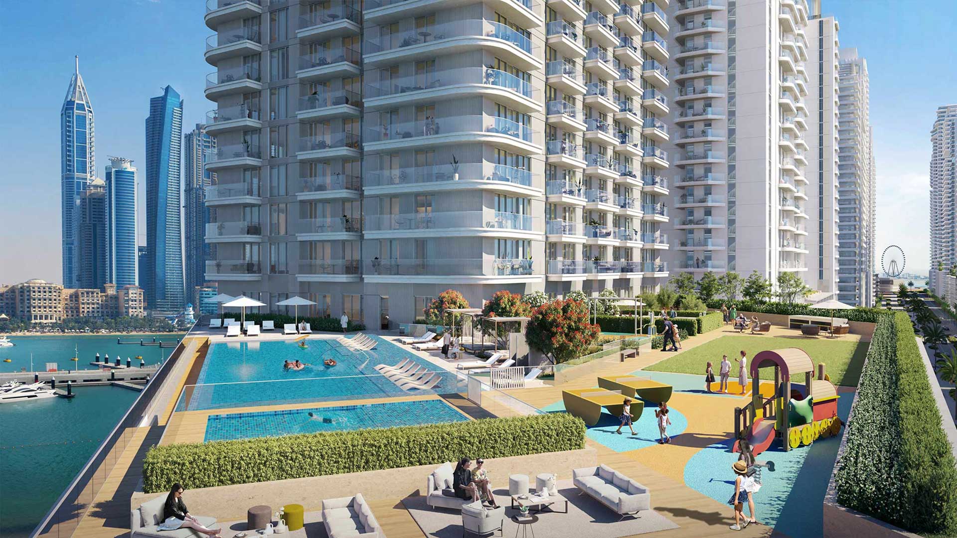 Apartment in Emaar beachfront, Dubai, UAE, 4 bedrooms, 225 sq.m. No. 128 - 7