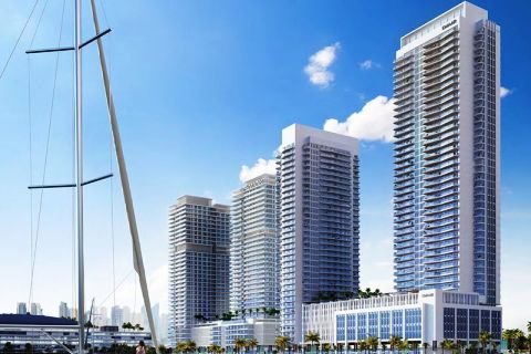 TOP-10 new buildings and community in Emaar Beachfront in Dubai