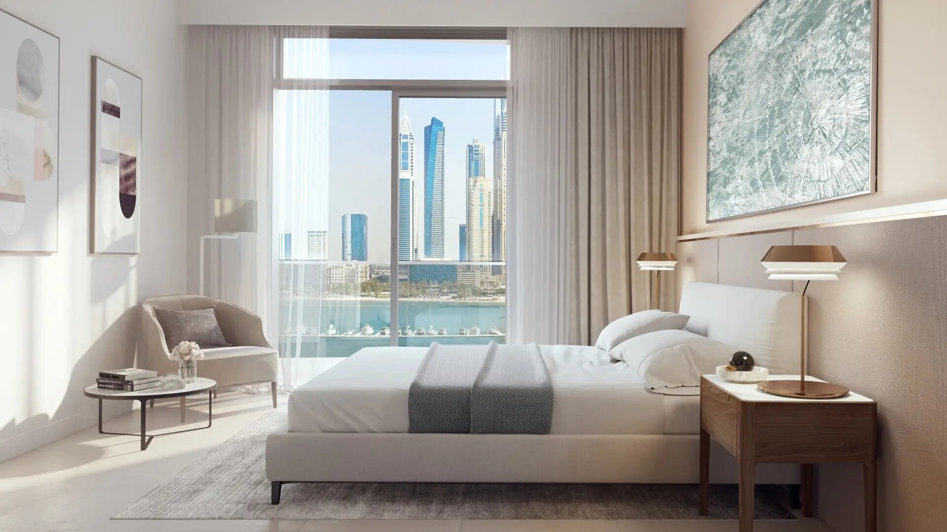 Apartment in Emaar beachfront, Dubai, UAE, 1 bedroom, 69 sq.m. No. 37 - 1